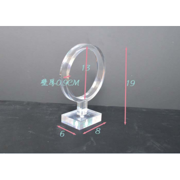 Black Acrylic Necklace Display Stand Detachable Acrylic Jewelry Display Stand RJW007